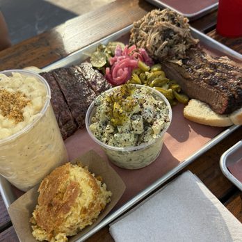 Outsider BBQ & Beer Garden - Mac&Cheese, Corn Casserole - Single, Potato Salad, Pork Spare Ribs (per lb.), Sliced Brisket (per lb.), Pulled Pork (per lb.) - Barbeque Near Me - Seattle, Washington Outsider BBQ & Beer Garden - Mac&Cheese, Corn Casserole - Single, Potato Salad, Pork Spare Ribs (per lb.), Sliced Brisket (per lb.), Pulled Pork (per lb.) - Barbeque Near Me - Seattle, Washington