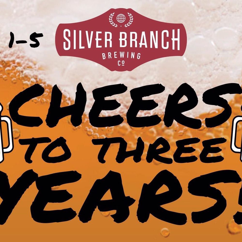 Silver Branch Brewing Company - Save the date-- 3/1-3/5! Help us celebrate our third anniversary with five full days of events, beer releases, and more! - Brewpubs Near Me - Silver Spring, Maryland Silver Branch Brewing Company - Save the date-- 3/1-3/5! Help us celebrate our third anniversary with five full days of events, beer releases, and more! - Brewpubs Near Me - Silver Spring, Maryland