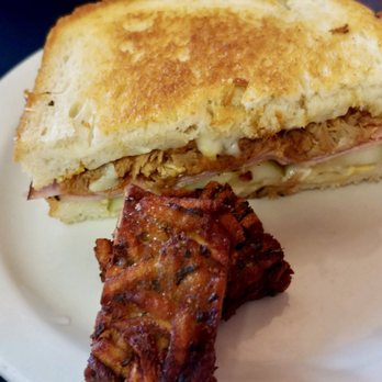 Scratch Kitchen & Catering - 1/2 Los Cubanos Locos Grilled Cheese and Spud Nuggets - Breakfast & Brunch Near Me - Newport, Rhode Island Scratch Kitchen & Catering - 1/2 Los Cubanos Locos Grilled Cheese and Spud Nuggets - Breakfast & Brunch Near Me - Newport, Rhode Island