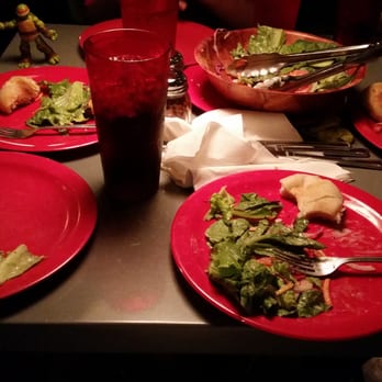Home Slice Pizza - Oh&Thy stuck us on ths smTableW2Kds2PizzasN A FamSalad Double Boo .. - Pizza Near Me - Austin, Texas Home Slice Pizza - Oh&Thy stuck us on ths smTableW2Kds2PizzasN A FamSalad Double Boo .. - Pizza Near Me - Austin, Texas