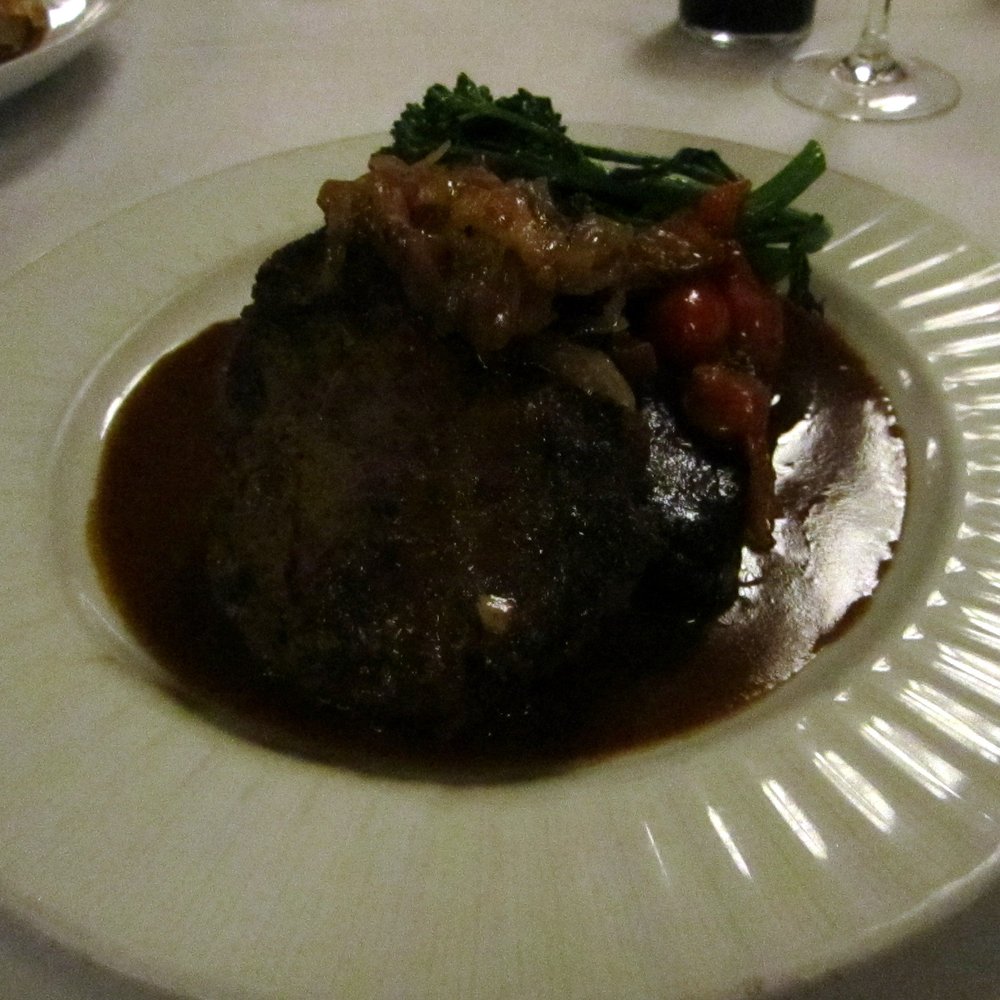 Son'z Steakhouse - Kobe Beef Meatloaf.  Sorry it's dark!  Just know it is HUGE - Steakhouses Near Me - Lahaina, Hawaii