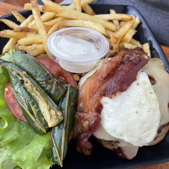 Crazee Burger - Chubby Charlie Burger with added jalapeño & grilled onions - Burgers Near Me - San Diego, California
