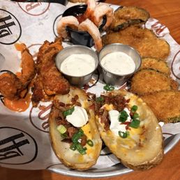 Shrimp and Baked Potato
