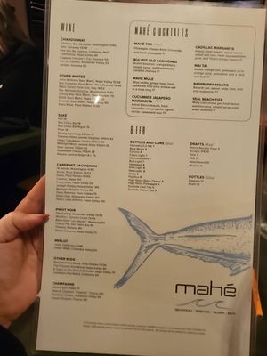Menu photo 3 Mahé Seal Beach, CA