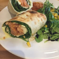Tortilla z łososiem