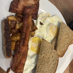 High Seas - Early Bird Special- 2 eggs , home fries, toast bacon, sausage , ham