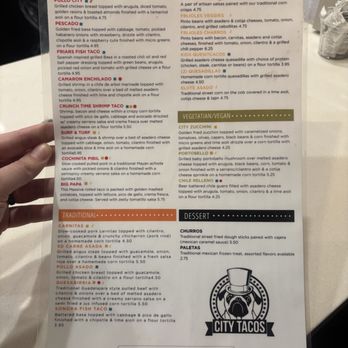 City Tacos - Menu as of 1/23/2026 - Tacos Near Me - La Mesa, California City Tacos - Menu as of 1/23/2026 - Tacos Near Me - La Mesa, California