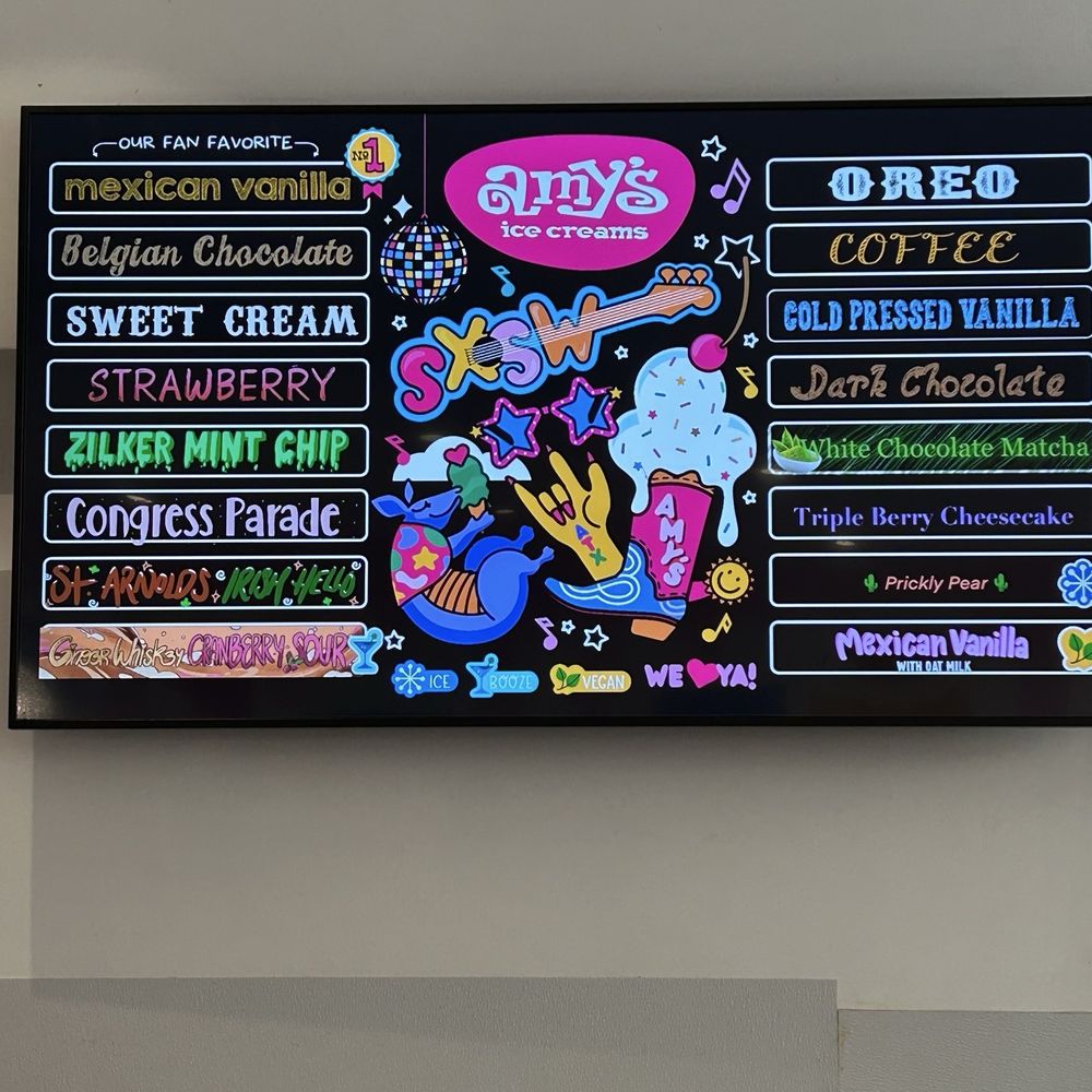 Amy's Ice Creams - Flavors - Ice Cream & Frozen Yogurt Near Me - Bee Cave, Texas