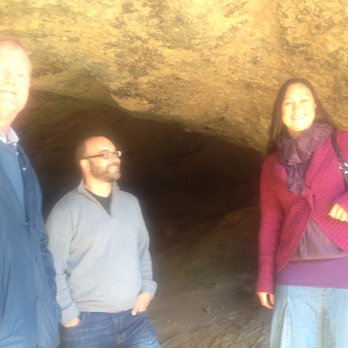 Sacred Mystery Tours - Allysha and Mark and Guest in the Pentagram aligned cave : - Historical Tours Near Me Sacred Mystery Tours - Allysha and Mark and Guest in the Pentagram aligned cave : - Historical Tours Near Me