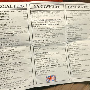 Robin Hood British Pub - Menu - British Near Me - Sherman Oaks, California Robin Hood British Pub - Menu - British Near Me - Sherman Oaks, California