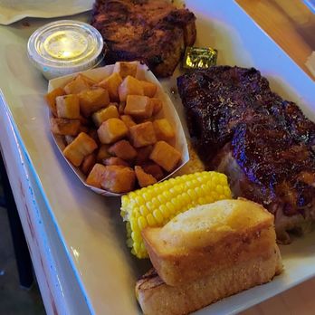 Hog Wild - Hog Combo Pork chops and ribs  Hog Combo Hog Combo Hog Combo Hog - Comfort Food Near Me - New Lenox, Illinois