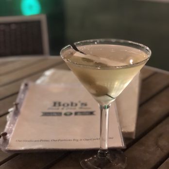 Bob's Steak & Chop House - Austin Downtown - Blue cheese olive martini - Steakhouses Near Me - Austin, Texas