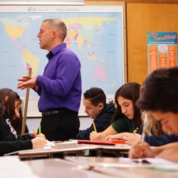 Mercy Catholic High School - Class with Mr. Richardson