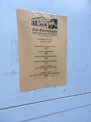Menu photo 2 Zum Güterschuppen Runkel, HE Menu photo 2 Zum Güterschuppen Runkel, HE