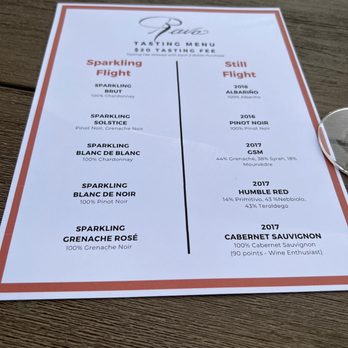 Rava Wines - Lovely sparkling wine - Wine Tasting Room Near Me - Paso Robles, California