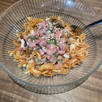 ARIARI - Yook-Hwe (beef tartare with baby octopus) - Korean Near Me - New York, New York