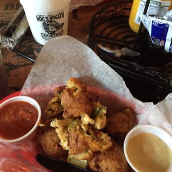 Hog's Breath Saloon - Conch fritters and sauce - Bars Near Me - Key West, Florida