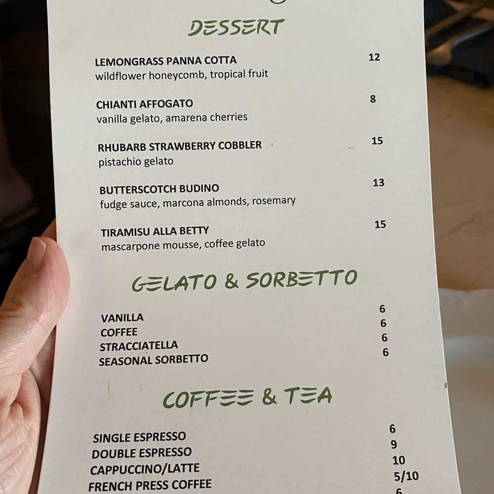 La Strega - Summer Dessert Menu - Italian Near Me - Las Vegas, Nevada La Strega - Summer Dessert Menu - Italian Near Me - Las Vegas, Nevada