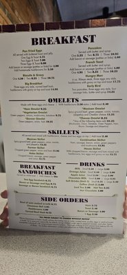 Menu photo 1 Reflections Family Restaurant Casey, IL
