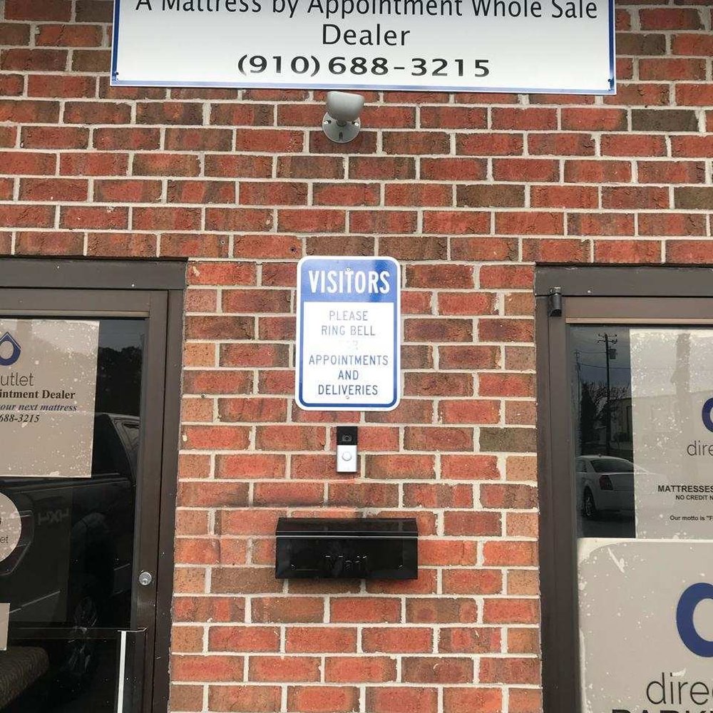 Direct Outlet - The entrance. It's appointment only. - Mattresses Near Me - Wilmington, North Carolina