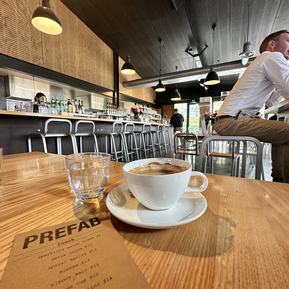 PREFAB Eatery & Events - Mocha crema - Breakfast & Brunch Near Me - Wellington, WGN PREFAB Eatery & Events - Mocha crema - Breakfast & Brunch Near Me - Wellington, WGN