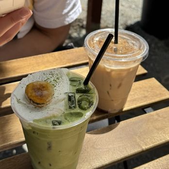 Galu Cafe and Delicatessen - Banana cream latte and horchata latte - Coffee & Tea Near Me - Chula Vista, California Galu Cafe and Delicatessen - Banana cream latte and horchata latte - Coffee & Tea Near Me - Chula Vista, California
