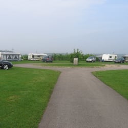 Campingplatz Zum Fischer Michl - Blick auf einen der Stellplatzkreise