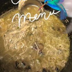 Hummingbird Hover - Chicken and Mushroom Soup