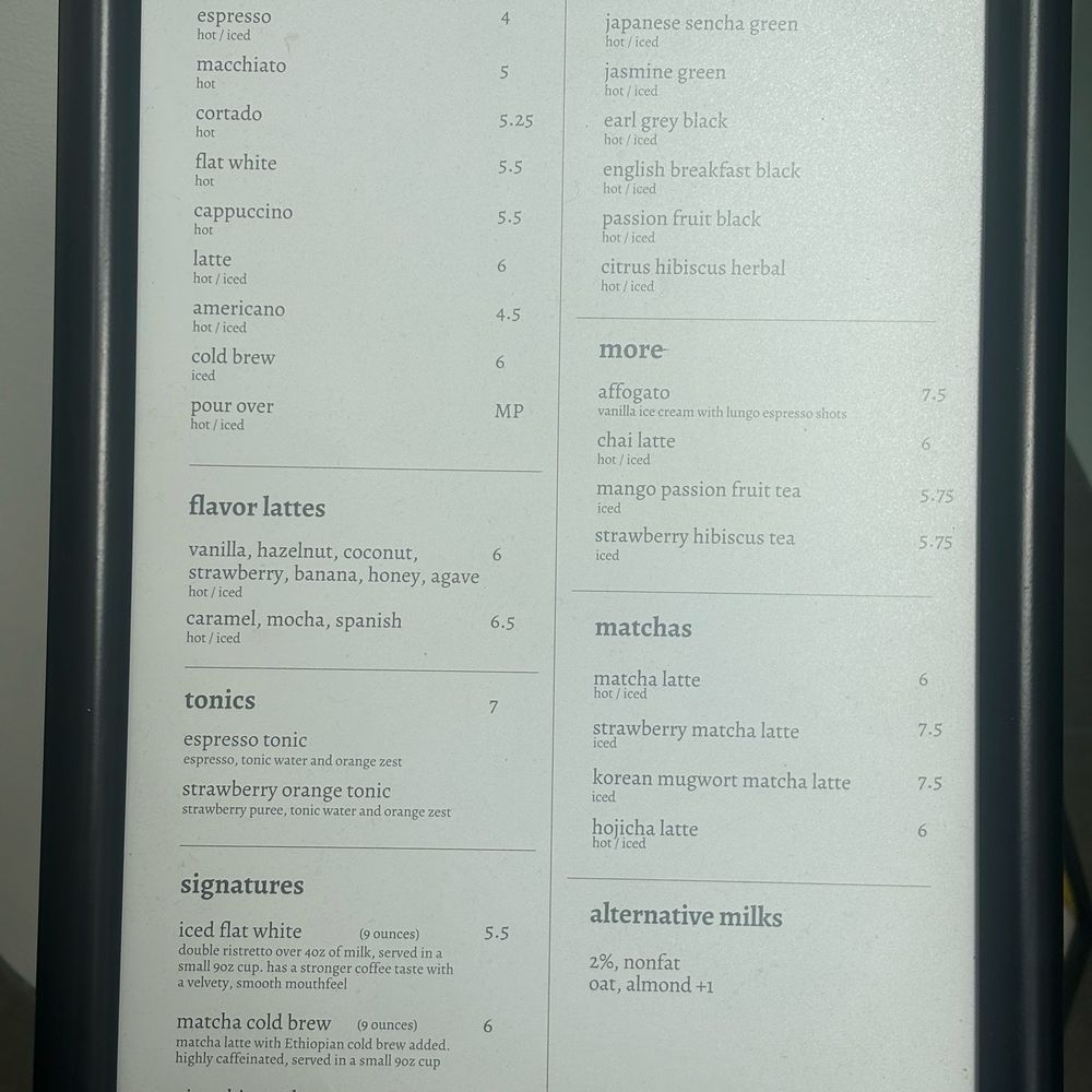 Cassel Earth Coffee - Menu - Coffee & Tea Near Me - Irvine, California