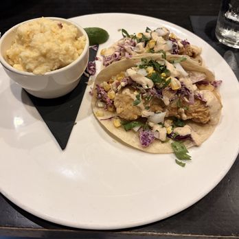 Goin' Coastal - Monkfish tacos + cheese grits - Seafood Near Me - Canton, Georgia Goin' Coastal - Monkfish tacos + cheese grits - Seafood Near Me - Canton, Georgia