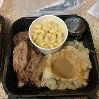 Jack's Urban Eats - Tri tip plate with the so called Mac and cheese and suppose to be extra meat but Where Is It???? - Sandwiches Near Me - Sacramento, California