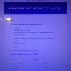 Simply Hydroponics - I sent them 500 bucks for something they don't have - update your website much???!!!