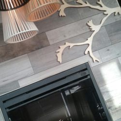 Caribou Coffee - Nice fireplace