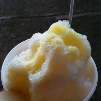 Hawaiian Blizzard - Coconut pineapple lychee snowcapped - Shaved Ice Near Me - Kapaa, Hawaii