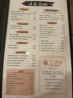 Menu photo 2 Don Ruben's Mexican Food Surprise, AZ