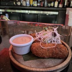Mamajuana Cafe by The River - Shrimp croquettes