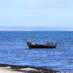 Fischerboote am Strand