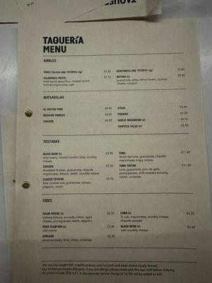 Menu photo 1 Taquería London, XGL Menu photo 1 Taquería London, XGL