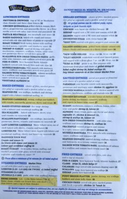 Menu photo 2 Point Breeze Webster, MA