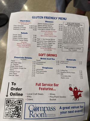 Menu photo 2 Clambake Seafood Restaurant Scarborough, ME