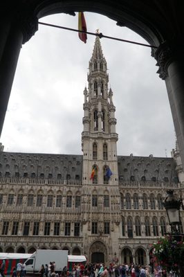 Historic Leuven Town Hall by null