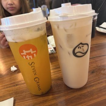 Seven Grams - Passion Fruit Green Tea Jasmine Light Milk Tea - Chinese Near Me - Tustin, California Seven Grams - Passion Fruit Green Tea Jasmine Light Milk Tea - Chinese Near Me - Tustin, California
