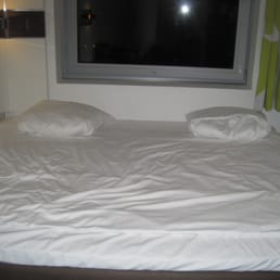 ...but my sister and I slept widthwise in order to have more room. One benefit of being short :) ...but my sister and I slept widthwise in order to have more room. One benefit of being short :)