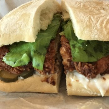 Worth Takeaway - Crispy Chicken sandwich. The honey sriracha---perfect addition to an already perfect sandwich! - Breakfast & Brunch Near Me - Mesa, Arizona Worth Takeaway - Crispy Chicken sandwich. The honey sriracha---perfect addition to an already perfect sandwich! - Breakfast & Brunch Near Me - Mesa, Arizona