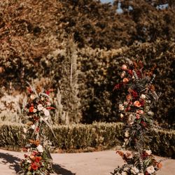 Gallery Flowers - The photo does that show how stunning this wedding trellis is. Perfect for our daughter's outdoor wedding.
