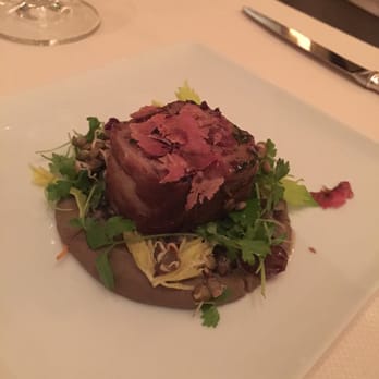 Daniel - Tuna wrapped in bacon. Most disgusting piece of fish I have ever ate and it was served cold. It was suppose to me hot. - French Near Me - New York, New York