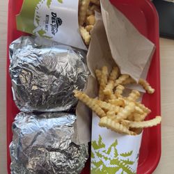 Del Taco - How the order was presented on the counter.