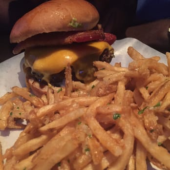 Yard House - BBQ Bacon Burger. Yum! - New American Near Me - Springfield, Virginia Yard House - BBQ Bacon Burger. Yum! - New American Near Me - Springfield, Virginia