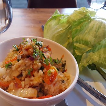 JOEY Bell Tower - Paella Lettuce Wraps (gluten free) - Canadian (New) Near Me - Edmonton, Alberta