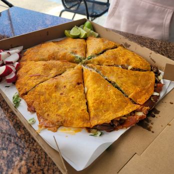 The Modern Churro - Birria pizza 4/5 - Mexican Near Me - Vista, California The Modern Churro - Birria pizza 4/5 - Mexican Near Me - Vista, California